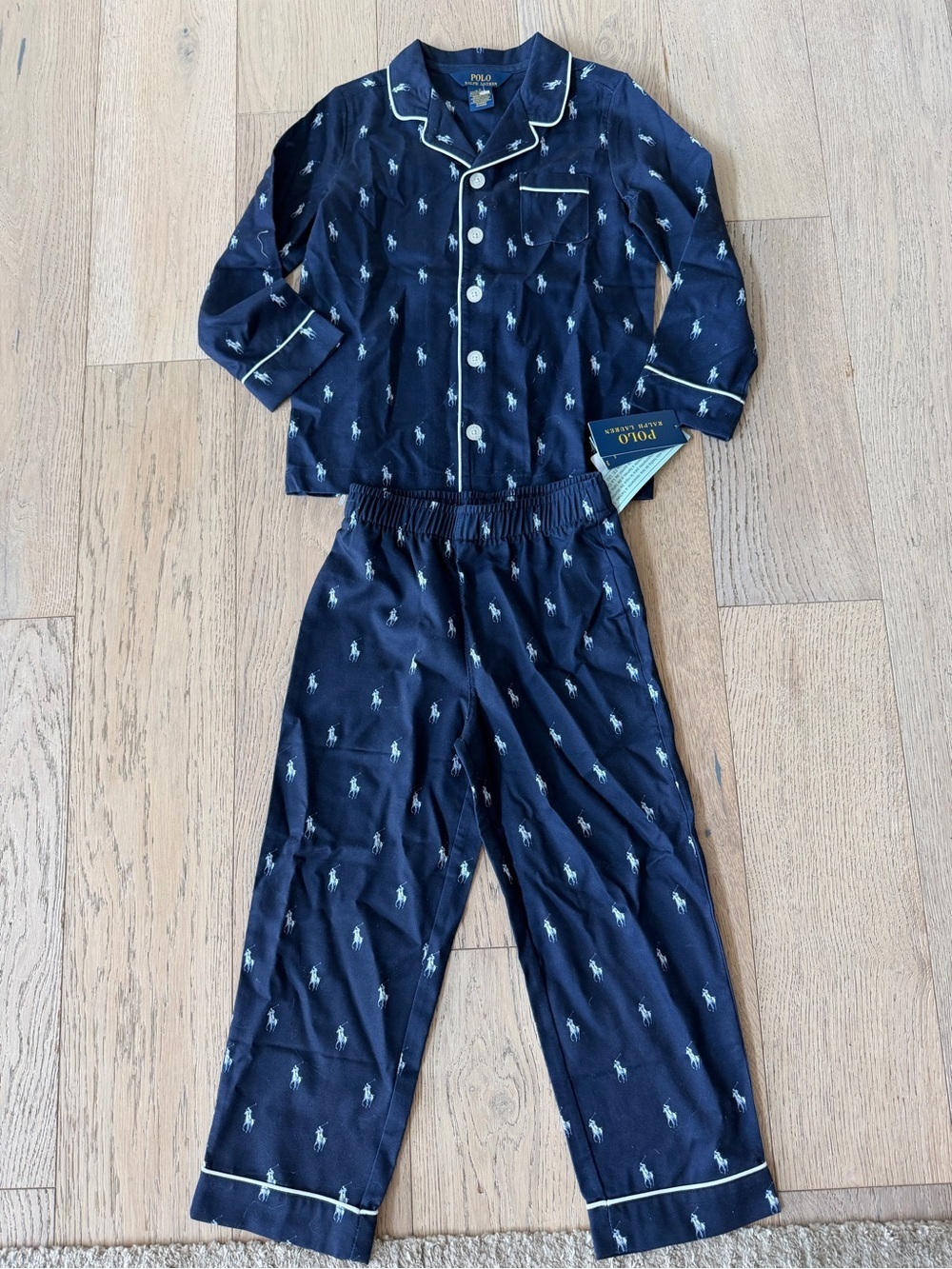 Polo Ralph Lauren Newport Navy Pajama Set Size 6